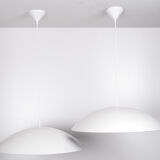 Two Large Pendant Lamps Claus Bonderup and Torsten Thorup 1975 Denmark