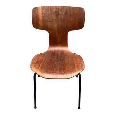 Chaise en teck par Arne Jacobsen, Danemark, 1960's