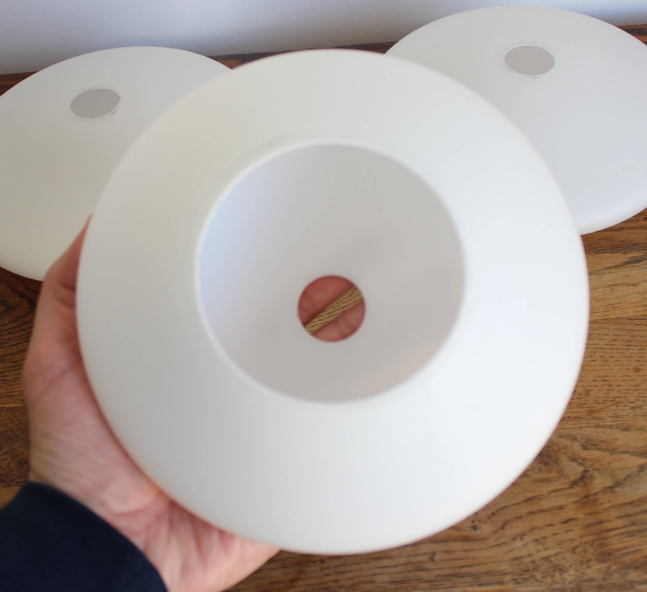 3 globes vintage suspension chandelier scandinavian design louis kalff philips