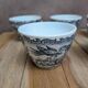 Set of 5 vintage Rivanel mugs