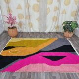 Tapis beni ouraine fait main traditionnelle taille 150 x 250 cm