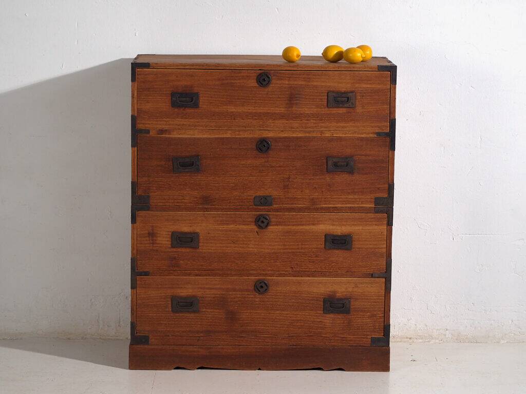 Old Japanese Tansu merchant chest – Taishō / Shōwa period (c. 1912-1945) #36