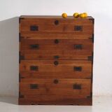 Old Japanese Tansu merchant chest – Taishō / Shōwa period (c. 1912-1945) #36