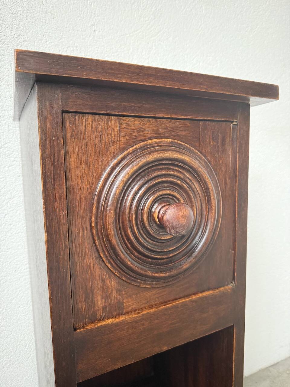 Dudouyt bedside table, oak, 1940.