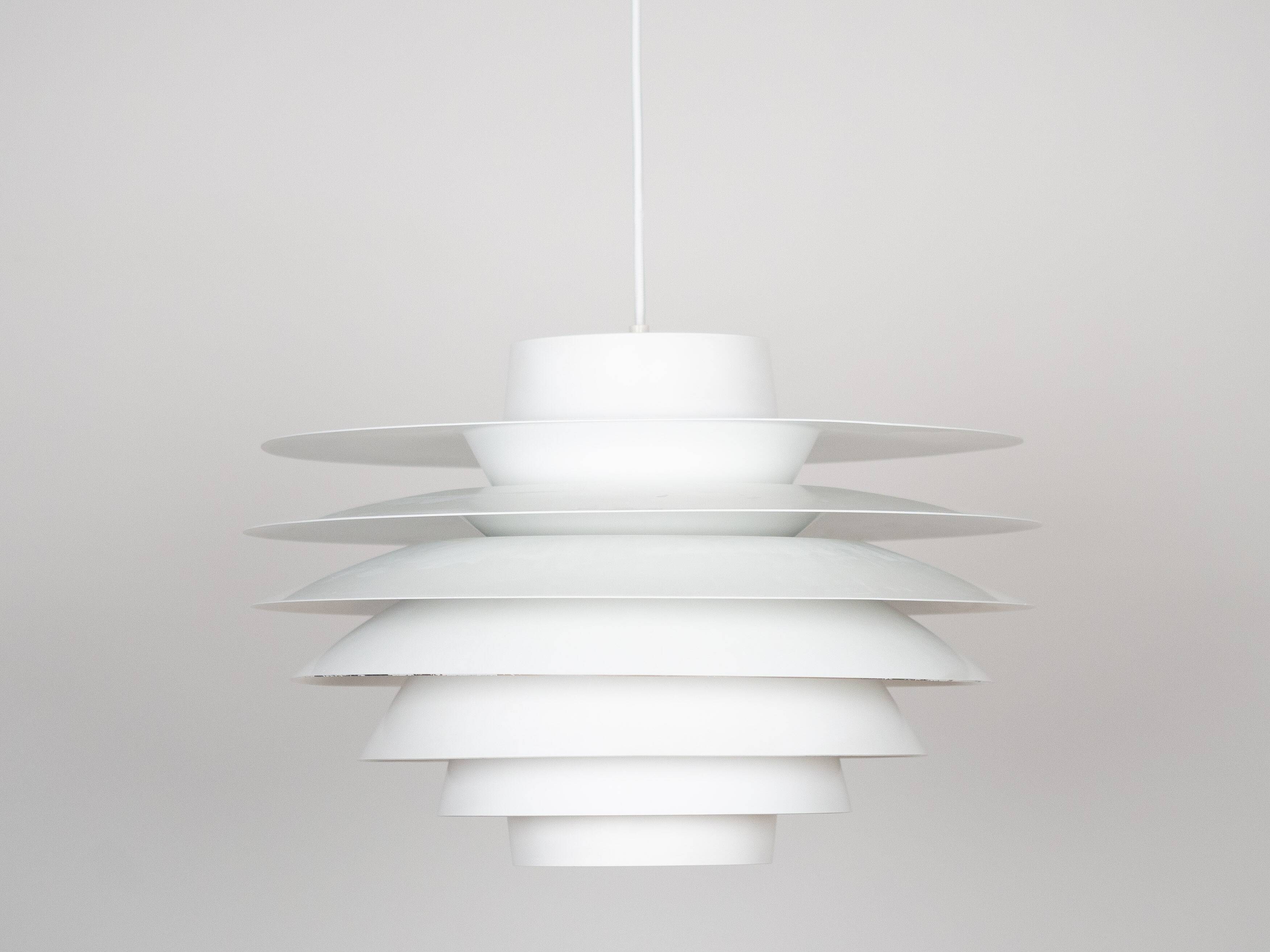 Danish vintage pendant lamp Verona by Svend Middelboe, Nordisk Solar, 1962