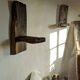 Old oak wall shelves
