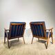 Paire de fauteuils Ton vintage 60