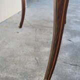 Napoleon III violin-shaped middle desk table 19th in marquetry