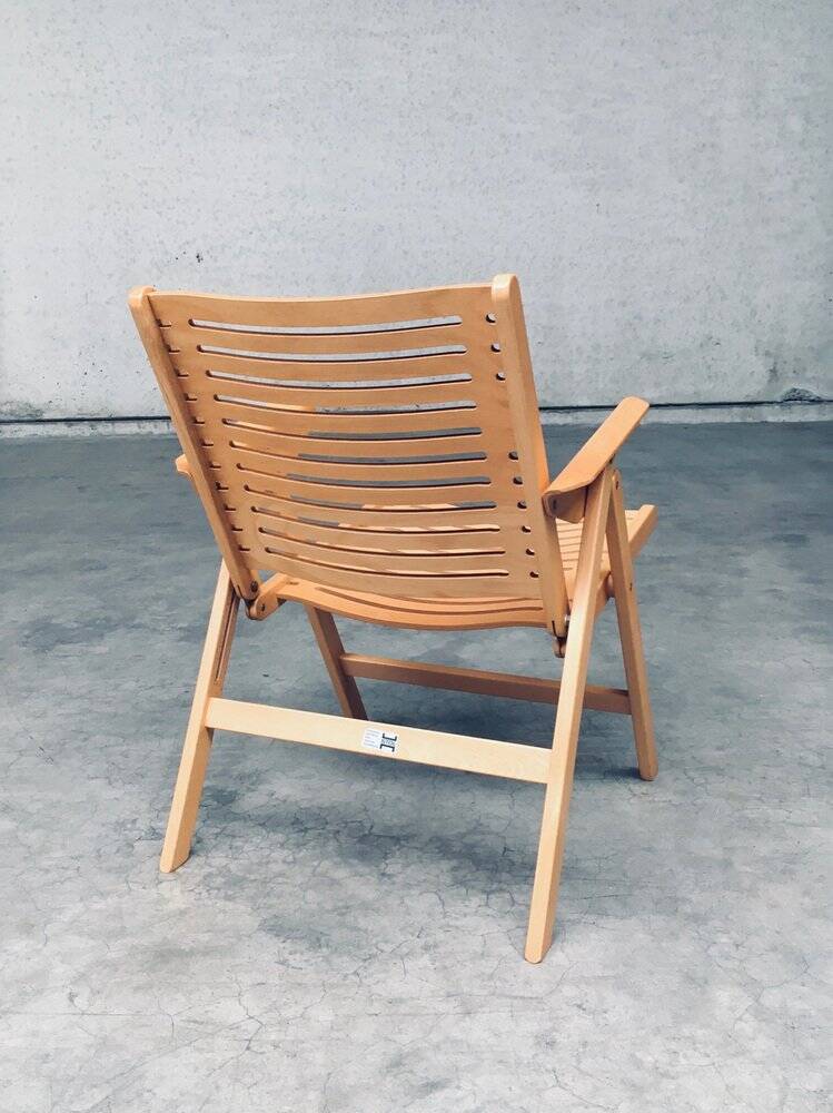 Set of Mid-Century Modern Design Rex Folding Chairs by Niko Kralj for Stol Kamnik, 1980s