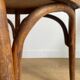 Chaise bistrot baumann bois et assise tissus
