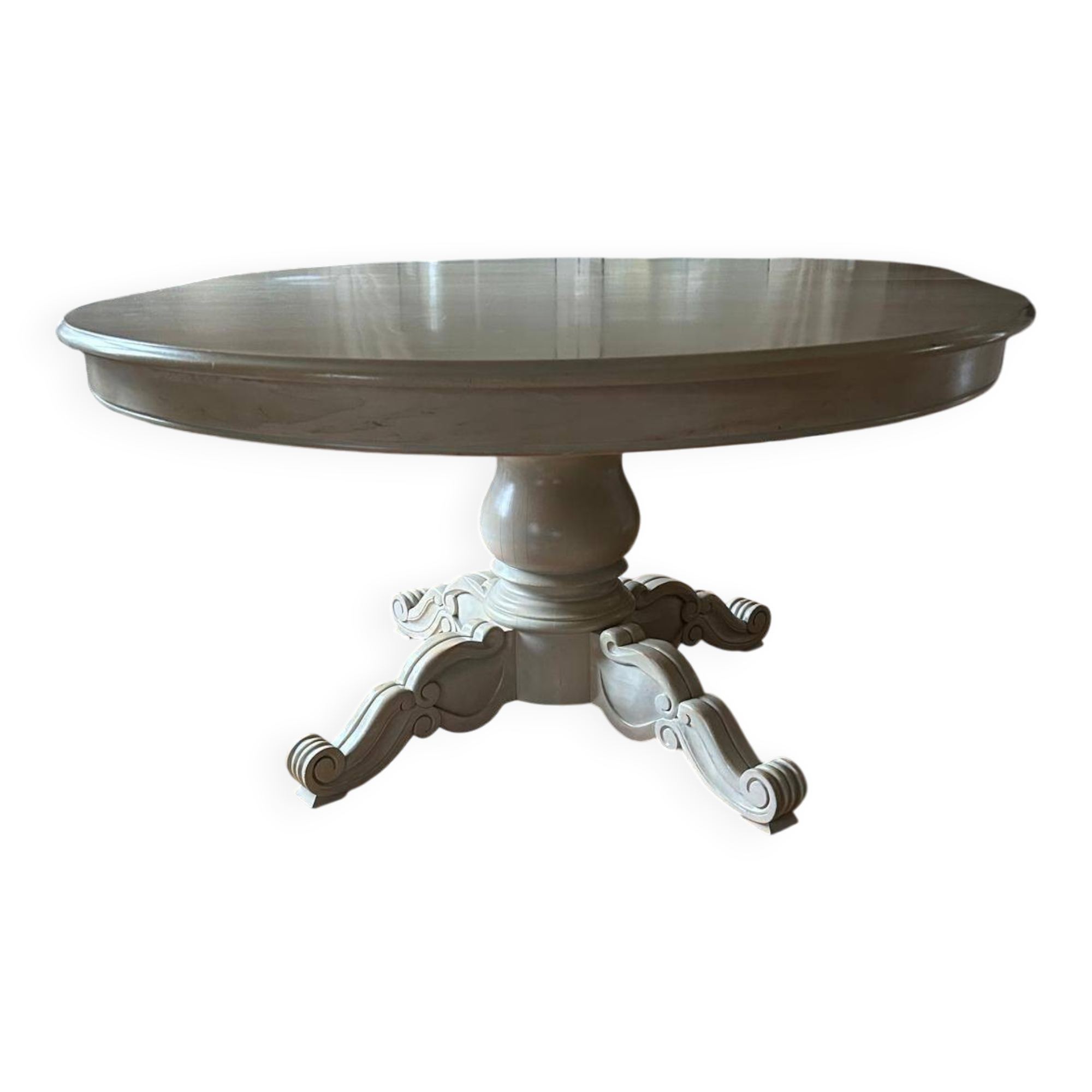 Table pied central