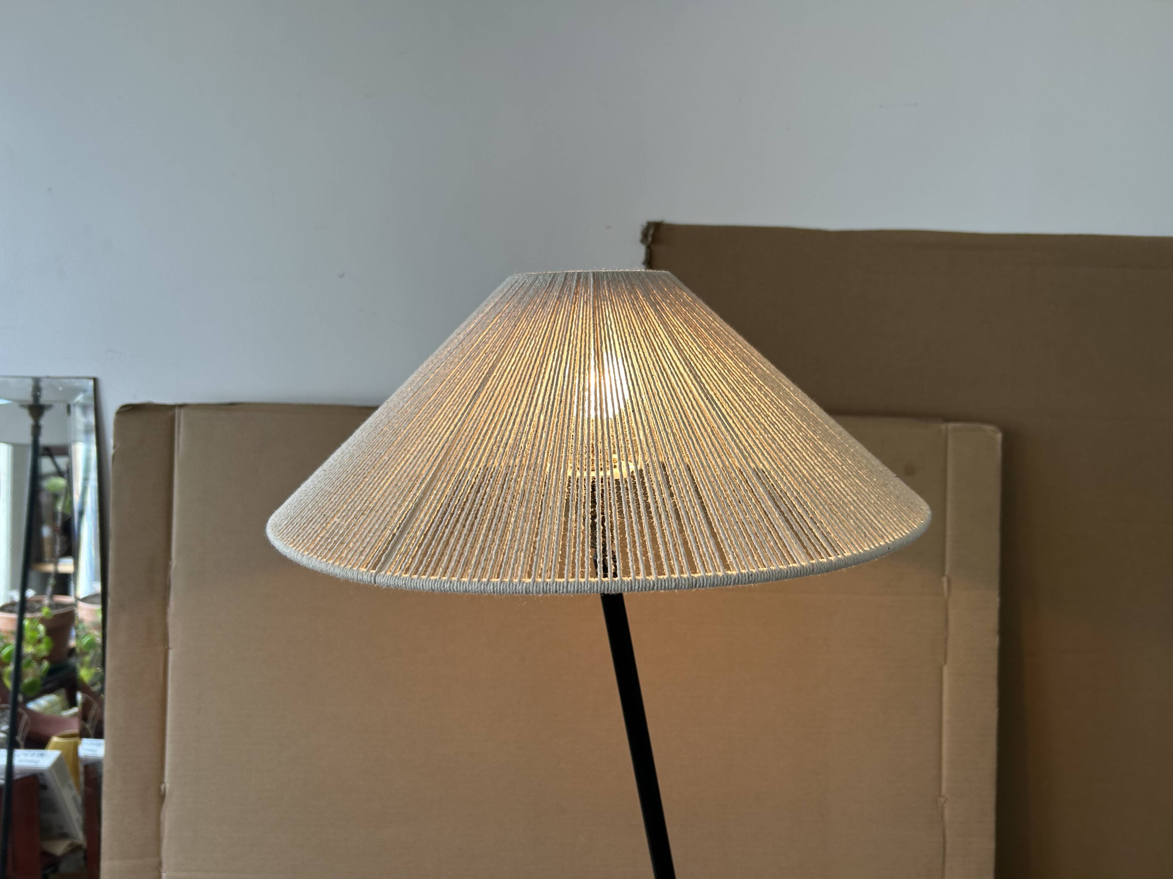 1950s magazine rack floor lamp
