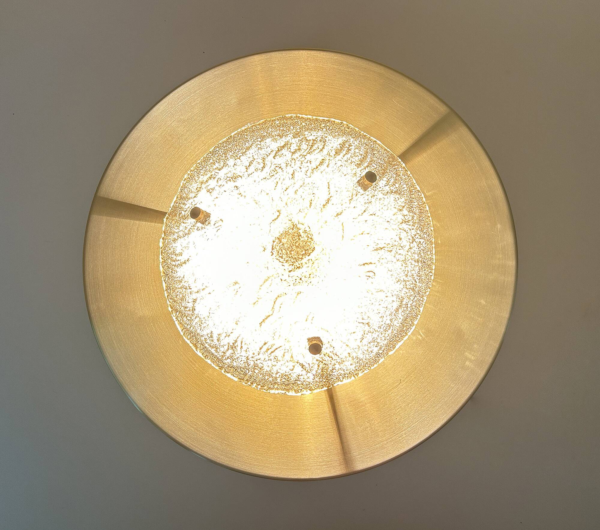 Very Large Vintage Murano Glass Ceiling Light