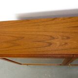 Vintage teak shopping shop window shelf 60s