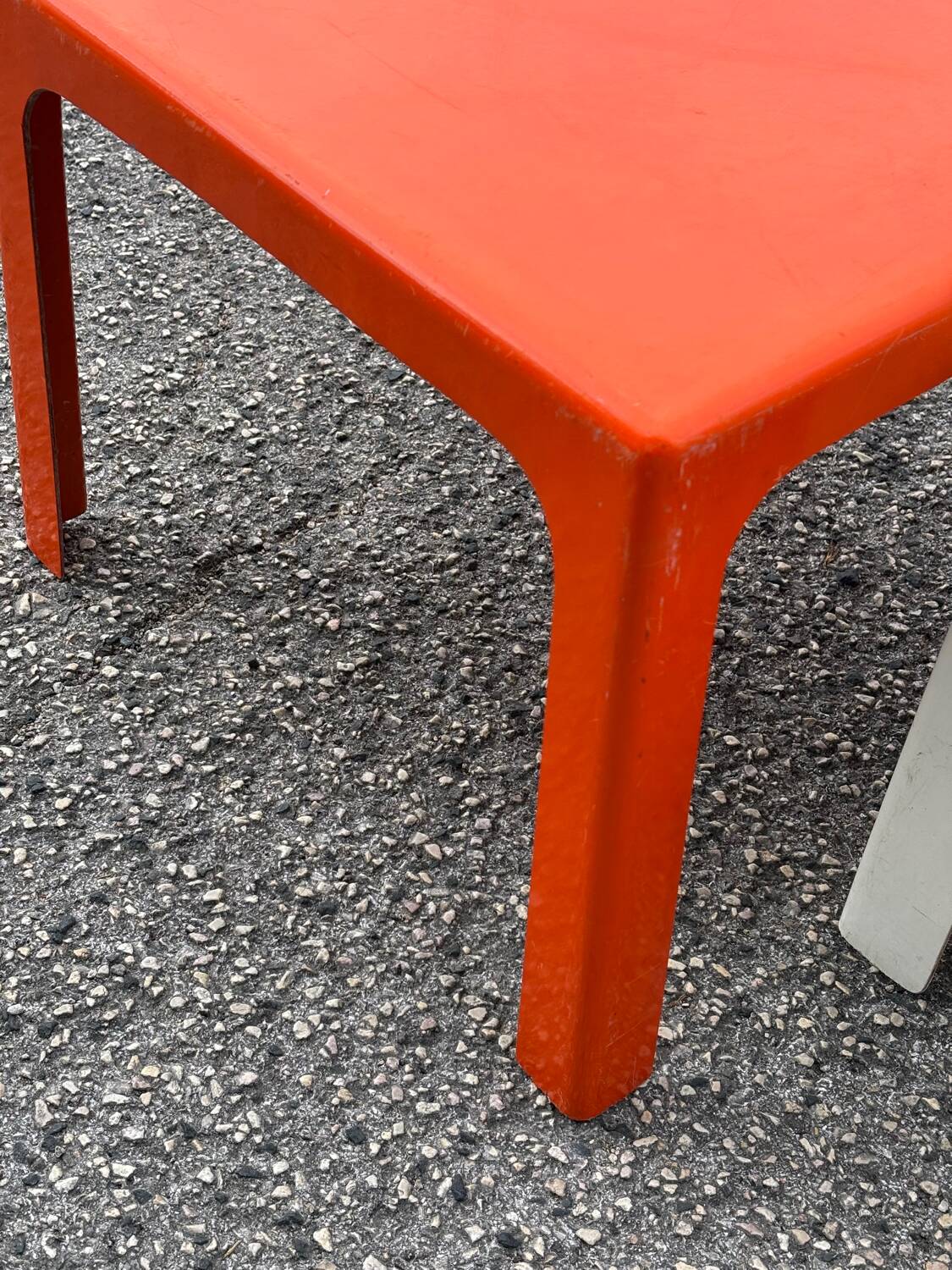 Pair of Space Age fiberglass coffee tables, Circa 1970