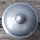 Aluminum and wood coffee pot