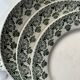 Set of 6 plates - Terre de Fer, Badonviller