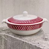 Soup tureen serving dish Digoin Sarreguemines