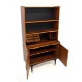 Scandinavian teak secretary, Hugo Troeds, Bjärnum, Sweden, 1950