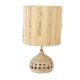 Georges Pelletier. Openwork and glazed terracotta lamp. Circa 1960-70.