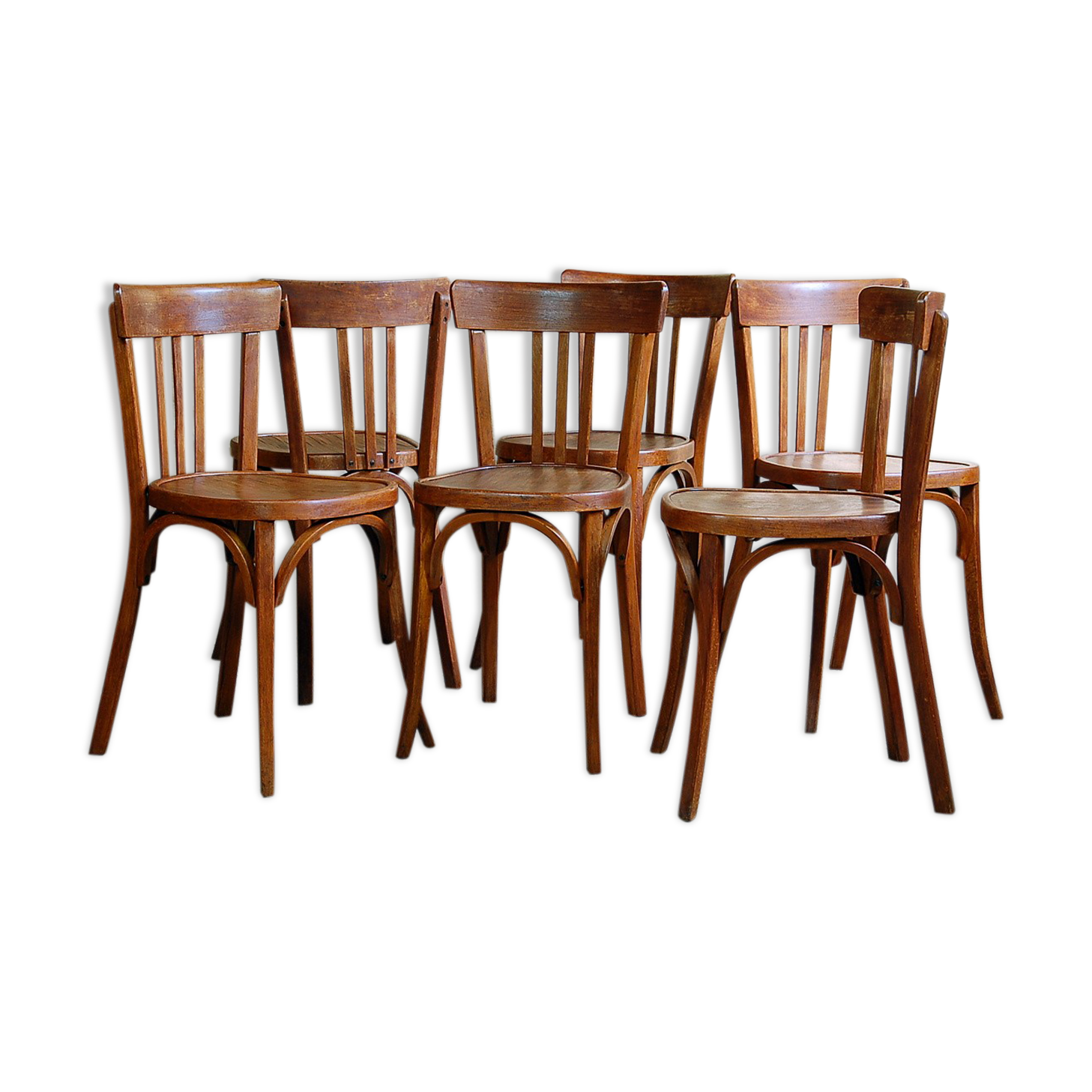 6 Baumann chairs 50s