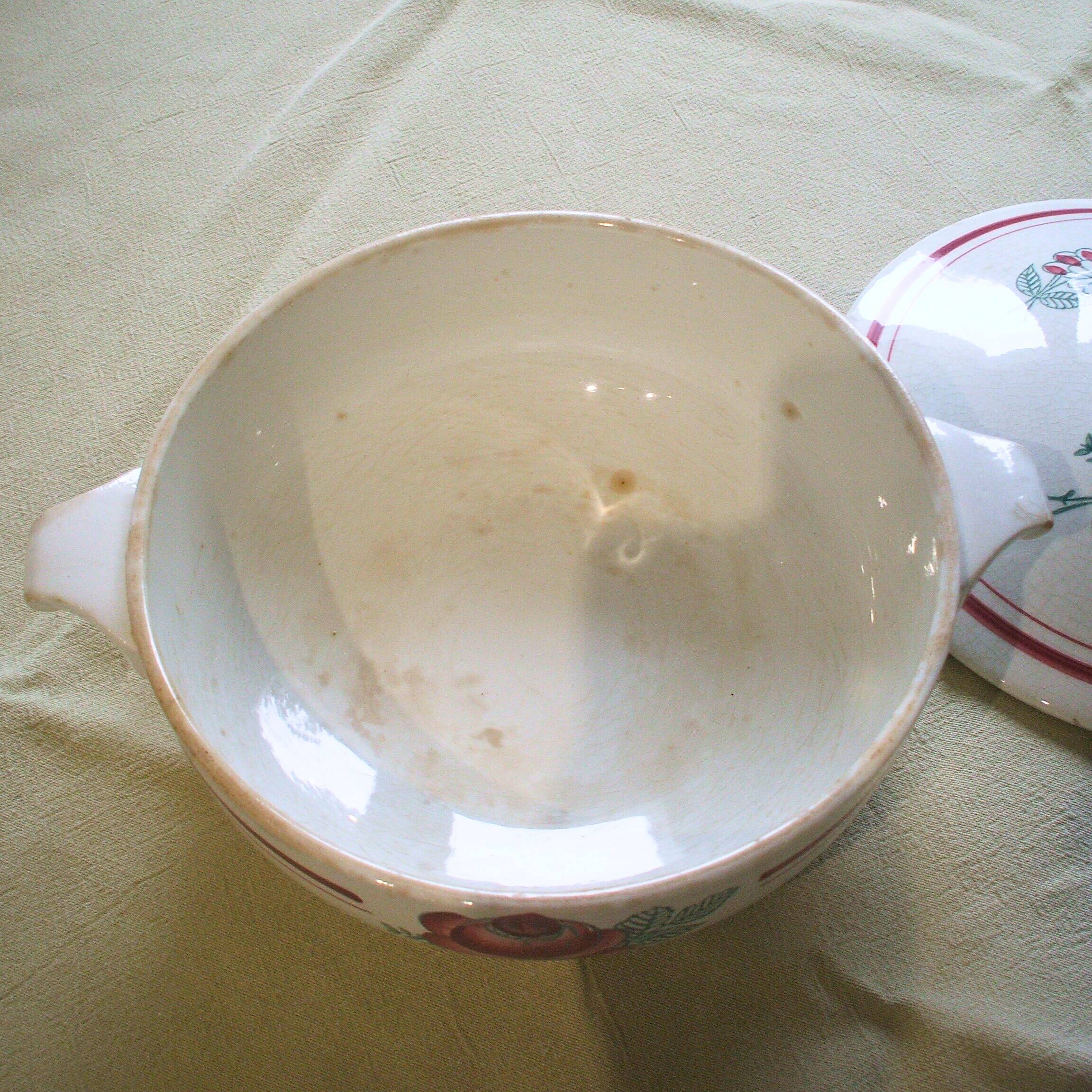 Gien earthenware soup tureen