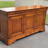 19th century Louis Philippe solid oak sideboard