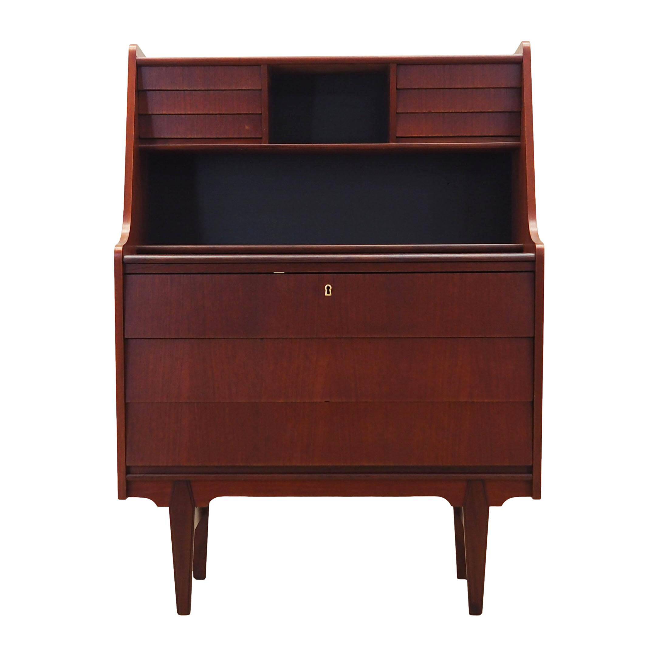 Teak secretary, Danish design, 1970s, production: Denmark