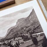 The Ossau Valley, Pyrénées-Atlantiques, photographic plate printed in 1937