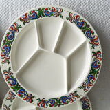 Vintage Villeroy and Boch fondue plates