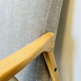 Fully restored Mid Century Armchair by Jiri Jiroutek from Czechoslovakia