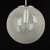 1 out of 10 Limburg Chrome with glass ball pendant, Germany, 1970s
