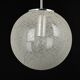 1 out of 10 Limburg Chrome with glass ball pendant, Germany, 1970s