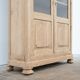 Large glass-fronted oak library – 19th century