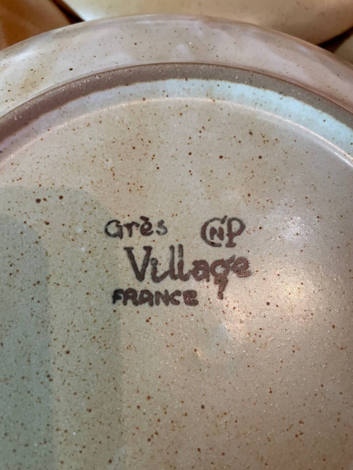 CNP stoneware plates