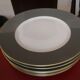 6 plates mouse grey limoges legle under the sun
