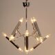 Geometrical chrome chandelier by Boulanger