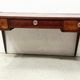 Louis XVI flat desk in mahogany veneer and rosewood, 18th century.