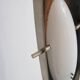White plexiglass, steel and copper floor lamp by Goffredo Reggiani.