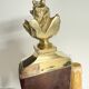 Antique Pair of 3-Light Wall Lights - Gilt Bronze and Mahogany - Neoclassical - 40's