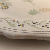 Set de 3 assiettes anciennes en céramique