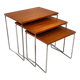 Ensemble de tables gigognes Brabantia du milieu du siècle, années 1960