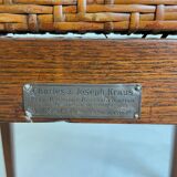 Wilhelm Schmidt Oak and Cane Armchair for Prag-Rudniker Wickerwork, c. 1902