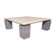 Travertine coffee table 1970s, Italy