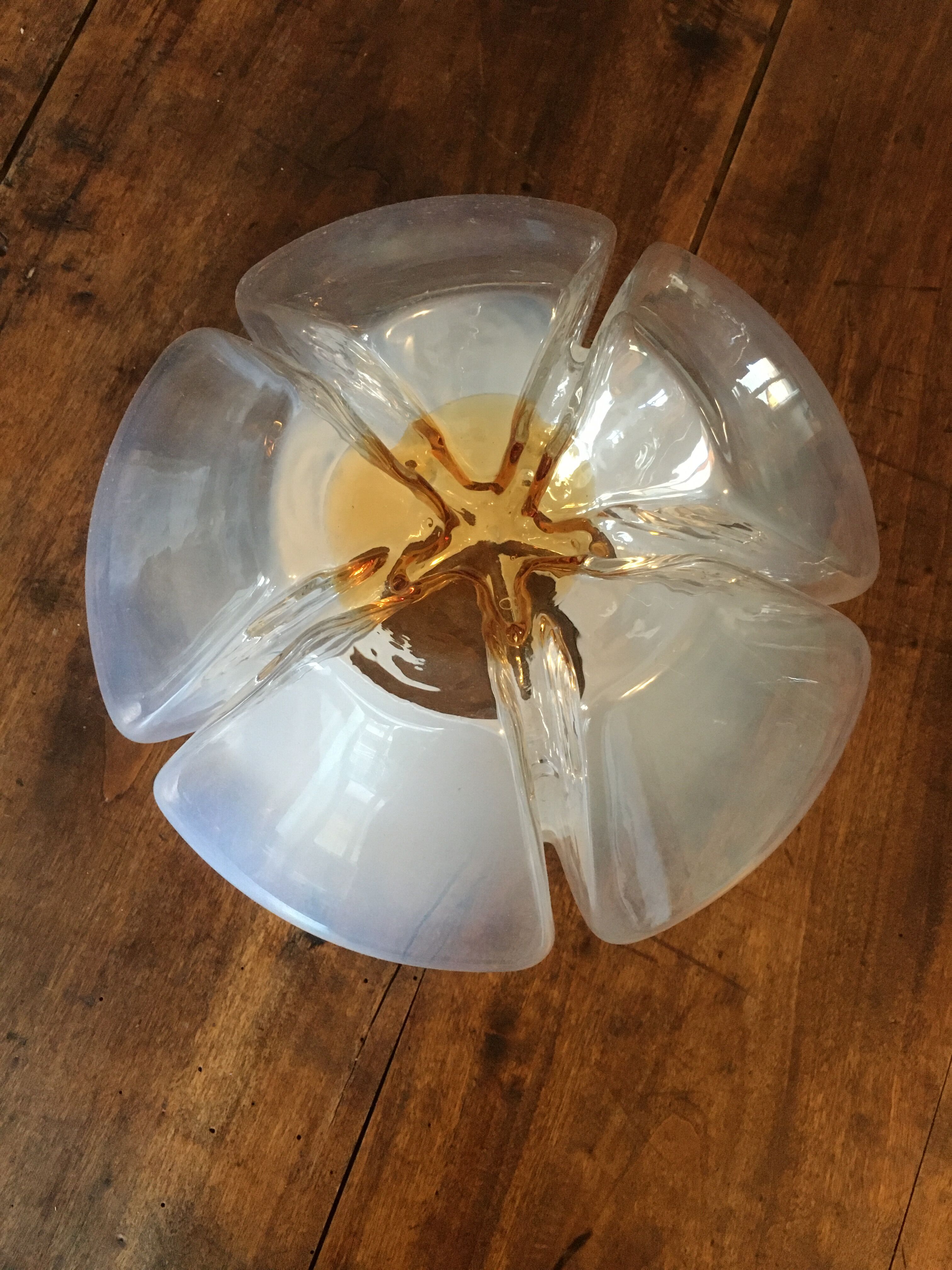 Globe en verre Mazzega Murano