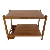 Scandinavian teak bar serving table