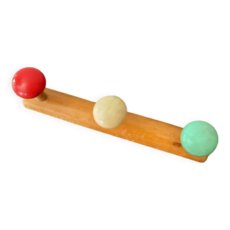 60s wooden coat hook