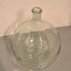 Dame jeanne en verre transparent