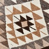 3x10 Brown Beige Persian Kilim Runner Rug, 97x324Cm