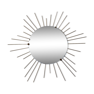 Mirror brass sun 67cm